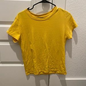 Urban Outfitters Yellow Tee